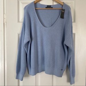 Abercrombie & Fitch light blue sweater